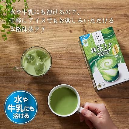 Tsujiri Matcha Latte 130g (10P) ×4 pieces - NihonMura