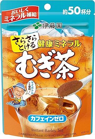 Itoen Smooth Melting Health Mineral Mugicha 40g Powder Bag Type with Chuck - NihonMura