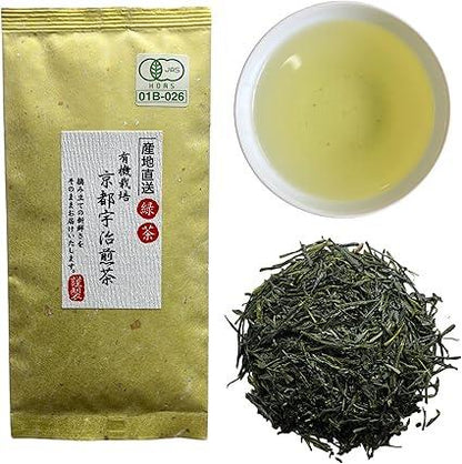 Tea Koroen Organic Cultivation Kyoto Uji Sencha Kyoto Prefecture 50g - NihonMura