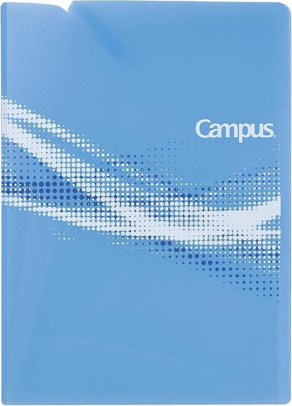 Kokuyo Fu-CS755B Campus Wide Two-Pocket Folder, Blue - NihonMura