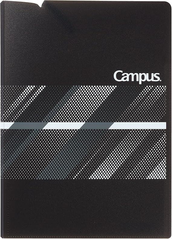 Kokuyo Fu-CS755D Campus Wide Two-Pocket Folder, Black - NihonMura