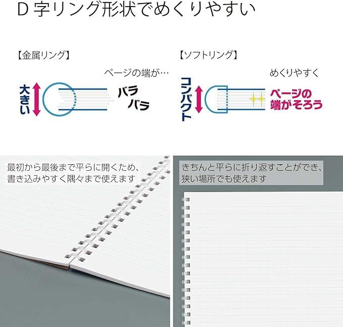 Kokuyo Soft Ring Notebook - NihonMura