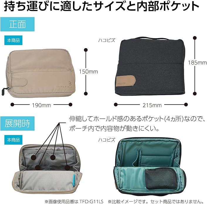 Kokuyo THIRD Field Stand Tool Pouch - NihonMura