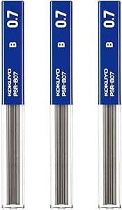 KOKUYO PSR-B07-1PX3SET Mechanical Pencil Refill, 0.03 inch (0.7 mm), B, Set of 3 - NihonMura