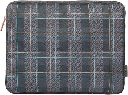 Kokuyo KME-LFPH301DM Flat Pouch, A5 Size, Checked, Ash - NihonMura