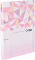 Kokuyo Le-PP358-L2-3 Loose Leaf Binder, Campus B5, 2 Holes, Holds 100 Sheets Limited, Pastel Shape, Crystal - NihonMura