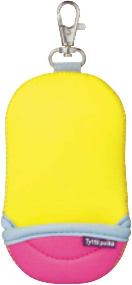 Kokuyo LSK-KP100-2 Mini Pouch for School Bag, Small Pouch, Yellow x Pink - NihonMura