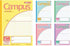 Kokuyo Notebook, Campus Notebook, For Use B5, 0.2 inch (5 mm) Square Ruled, 5 Books, No -30VS10-5NX5 - NihonMura