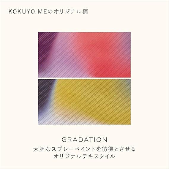 Kokuyo KME-LFPH203RP Flat Pouch KOKUYO ME Field Book Size, Gradation, Pink - NihonMura