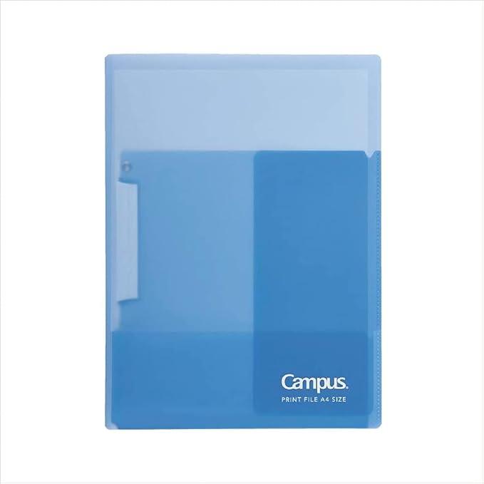 KOKUYO Campus Easy to Review Print File, Blue F-CE755B - NihonMura