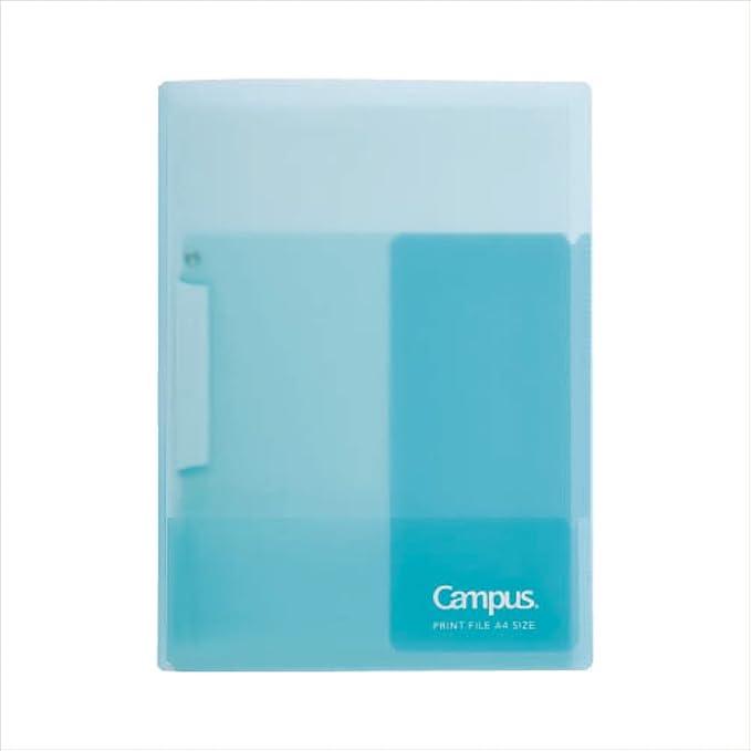 Kokuyo Campus Easy to Review Print File Light Blue F-CE755LB - NihonMura