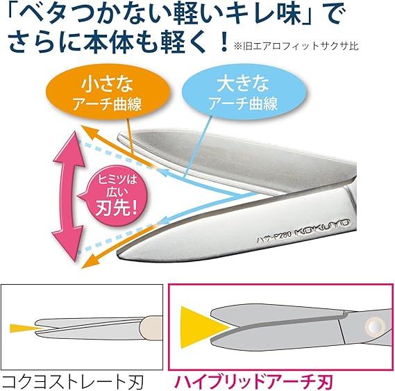 KOKUYO Scissors Saxa Glueless Blade, Yellow, Hasa-P280Y - NihonMura