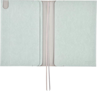 Kokuyo MPKME-NC665LG Notebook Cover, A5ME Fragile Mint - NihonMura