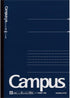 Kokuyo Notebook, Campus Notebook, Adult Campus, Doted, B Ruled, A5, 50 Sheets, No-105BT-DB, Navy Blue, Body Size: W5.8 x H8.3 x D.2 inches (148 x 210 x 6 mm), 4.5 oz (129 g) - NihonMura