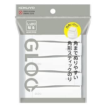 KOKUYO TA-G301-5P Glue Stick GLOO Firm Stick, Small Size, 5 Pieces - NihonMura