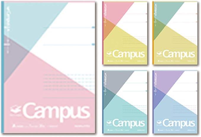 Kokuyo Notebook, Smart Campus, Limited B5, Dotted A-Ruled, Clear Pastel, Pack of 5, No - GS3CAT-L5X5 - NihonMura