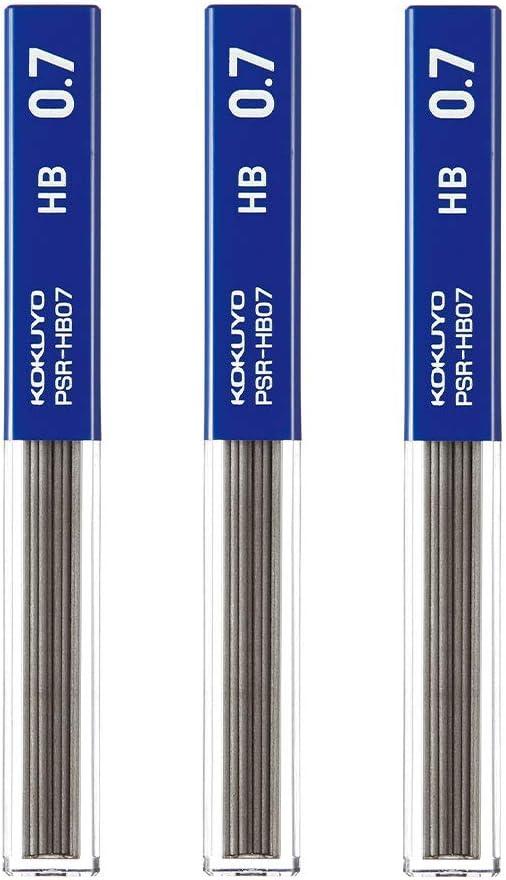 KOKUYO PSR-HB07-1PX3SET Mechanical Pencil Refill, 0.03 inch (0.7 mm), HB, Set of 3 - NihonMura