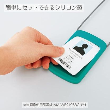 Kokuyo NM-WES196M ID Card Holder wemo Gray - NihonMura