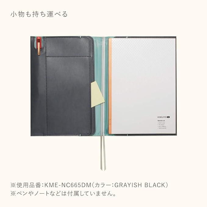 KOKUYO MPKME-NC665MV Notebook Cover A5ME Taupe Rose - NihonMura