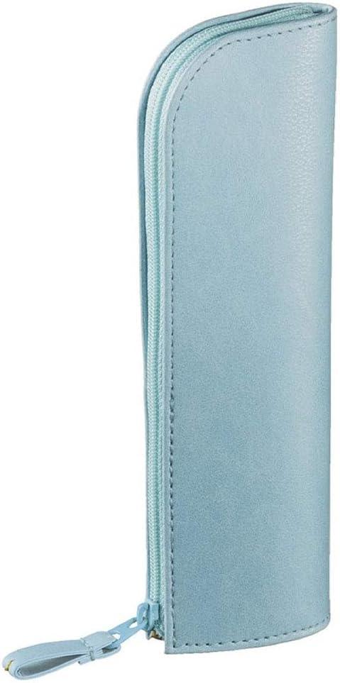 Kokuyo KOKUYO ME Slim Pencil Case, Blue KME-PCWBF 115GB SMOKY SKY - NihonMura