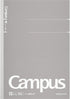 Kokuyo No-108W-M Campus Notebook, Adult Campus, Plain, A5, 80 Sheets - NihonMura