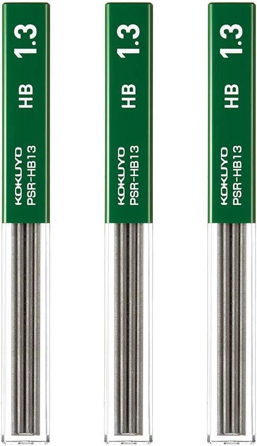 KOKUYO PSR-HB13-1PX3SET Mechanical Pencil Refill, 0.05 inch (1.3 mm), HB, Set of 3 - NihonMura