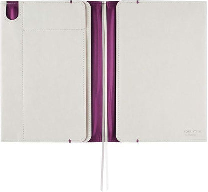 Kokuyo ME A5 Notebook Cover, KME-NC665W, TOFU WHITE - NihonMura