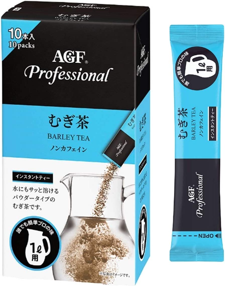 AGF Professional Scented Barley Tea for 1 Liter x10P [Sticks] - NihonMura