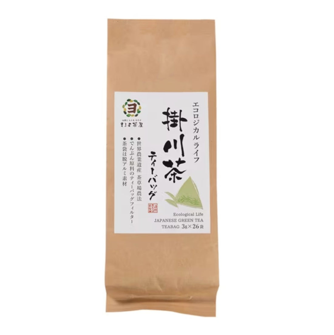 Akahori Shoten Ecological Life Kakegawa Tea Tea Bags 3g x 26 bags - NihonMura