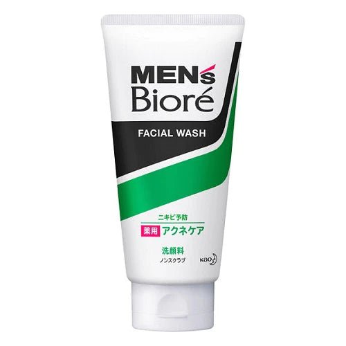 Biore Mens Facial Wash Medicated Acne Care 130g - NihonMura