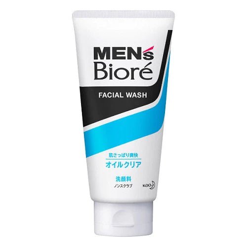 Biore Mens Facial Wash Oil Clear 130g - NihonMura