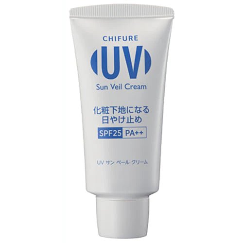 Chifure Sunscreen UV Sun Veil Cream SPF25/ PA++ 50g - NihonMura