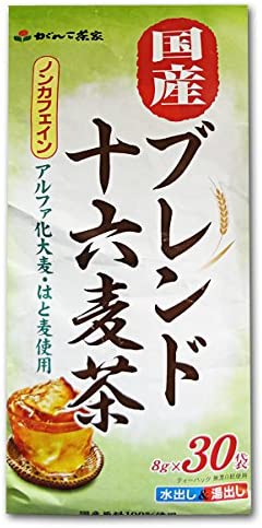 Domestic 16 Kinds Blended Barley Tea 8g x 30 Teabags - NihonMura
