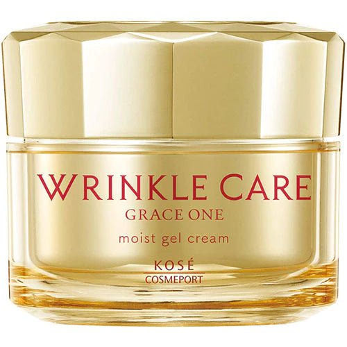 Grace One Kose Wrinkle Care Moist Gel Cream - 100g - NihonMura