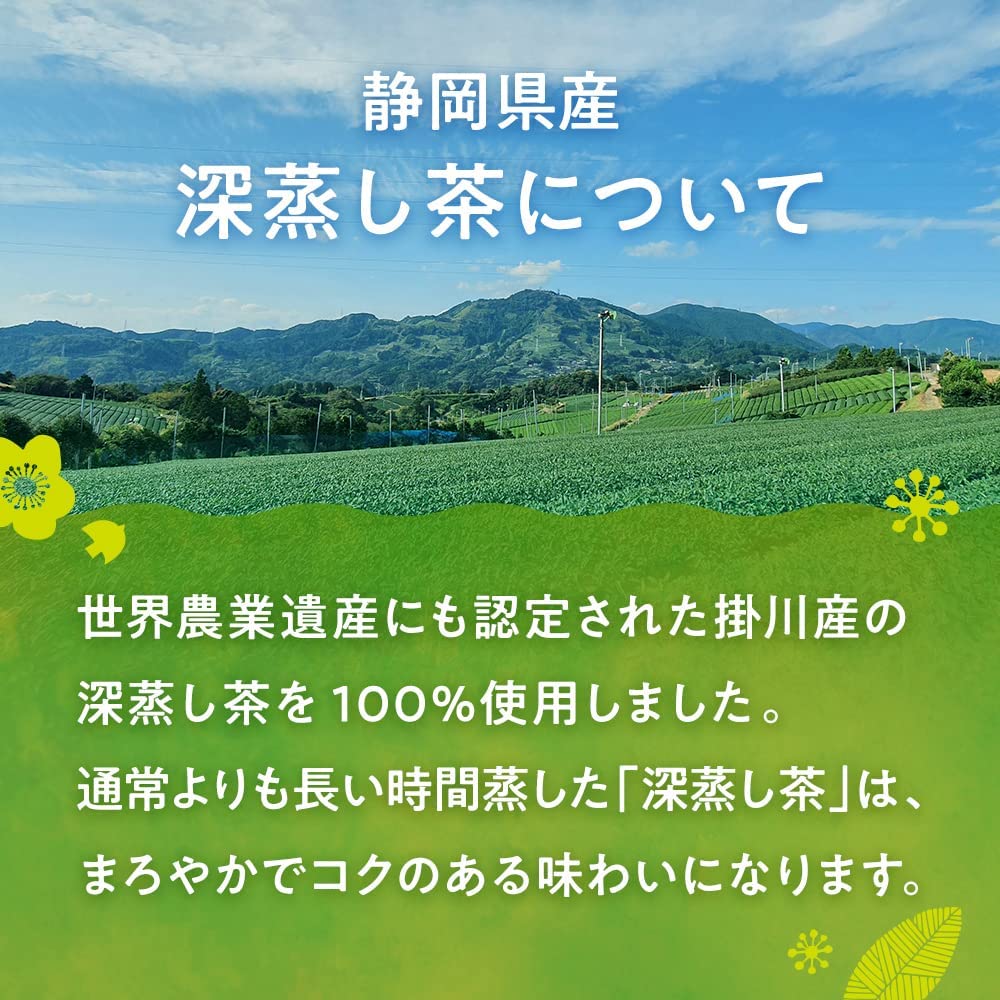 Green Tea from Shizuoka Prefecture with Matcha Fukamushicha Tea Bag 2.5g x 100P by Bimisaryo - NihonMura
