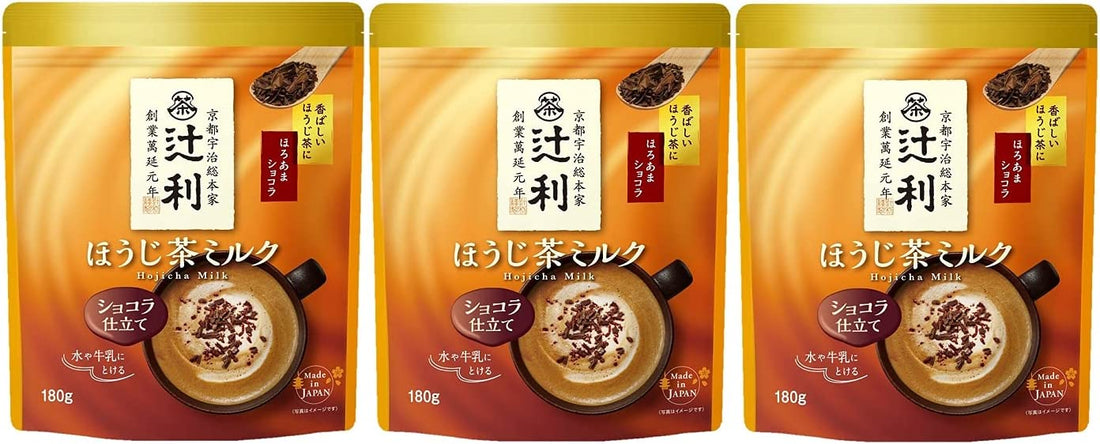 Hojicha Milk Chocolate (Powder) 180g x 3 Bags by Tsujiri - NihonMura