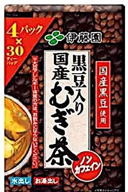 Ito En Domestic Barley Tea with Black Beans 30 Teabags x 4 Packs - NihonMura