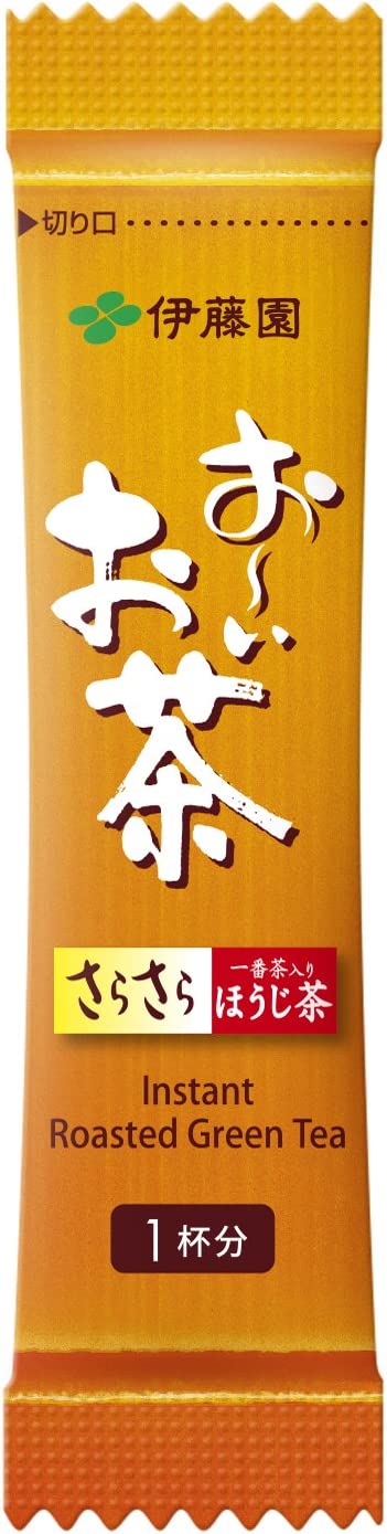 Ito En Instant Smooth Hojicha (Roasted Green Tea) with 100% Domestic Tea Leaves (Stick Type) 0.8g x 100P - NihonMura