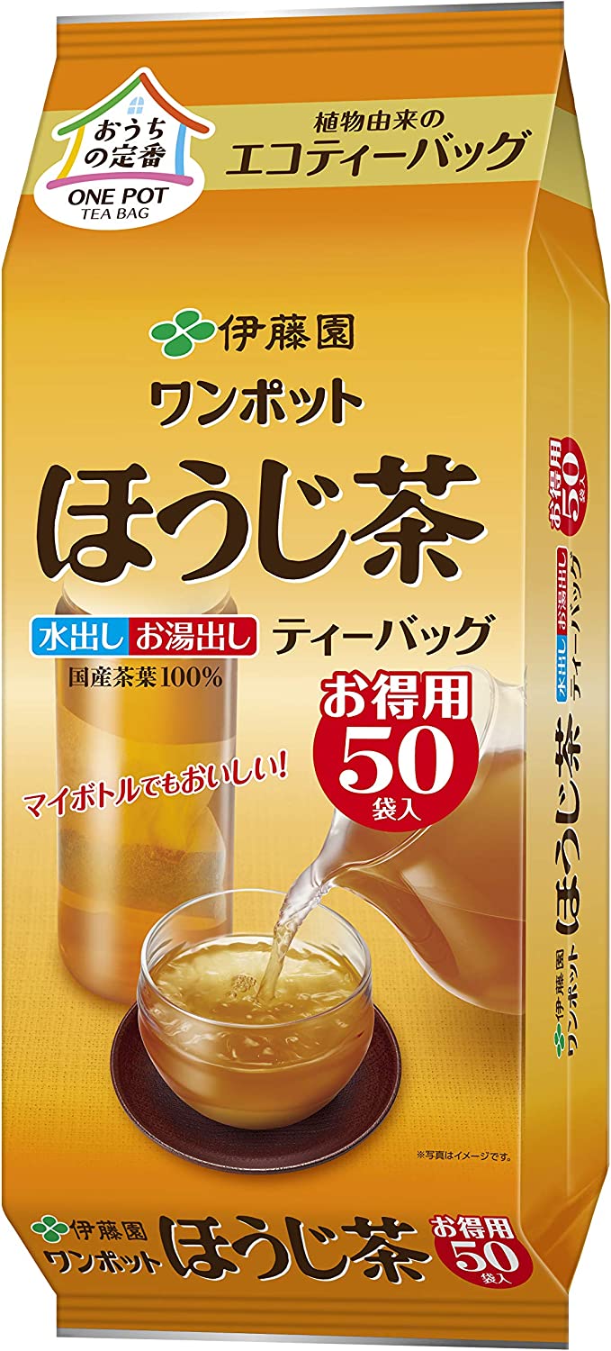 Ito En One Pot Roasted Tea Eco Tea Bag 3.5g x 50 Teabags x 4 Packs - NihonMura