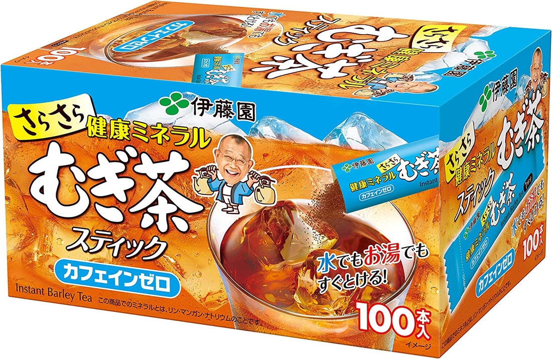 Ito En Smooth Healthy Mineral Mugi Barley Tea 0.8g x 100 (Stick Type) - NihonMura