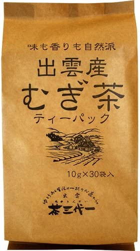 Izumo Barley Tea Tea Bags 10g x 30 Packets by Cha Sandai - NihonMura