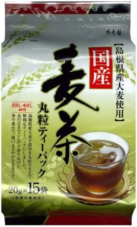 Juroen Domestic Barley Tea Round Tea Pack 20g x 15 Teabags x 5 Bags - NihonMura
