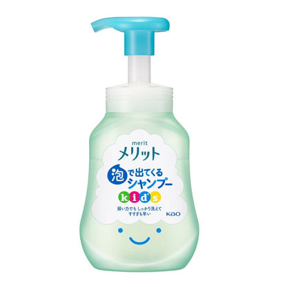 Kao merit bubble shampoo kids Pump 300ml - NihonMura