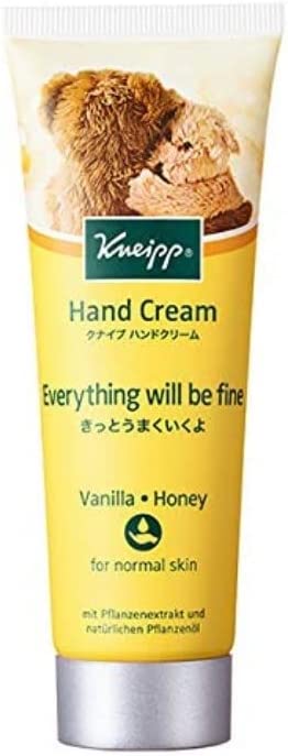 Kneipp Hand Cream Vanilla &amp; Honey Fragrance 75ml - NihonMura