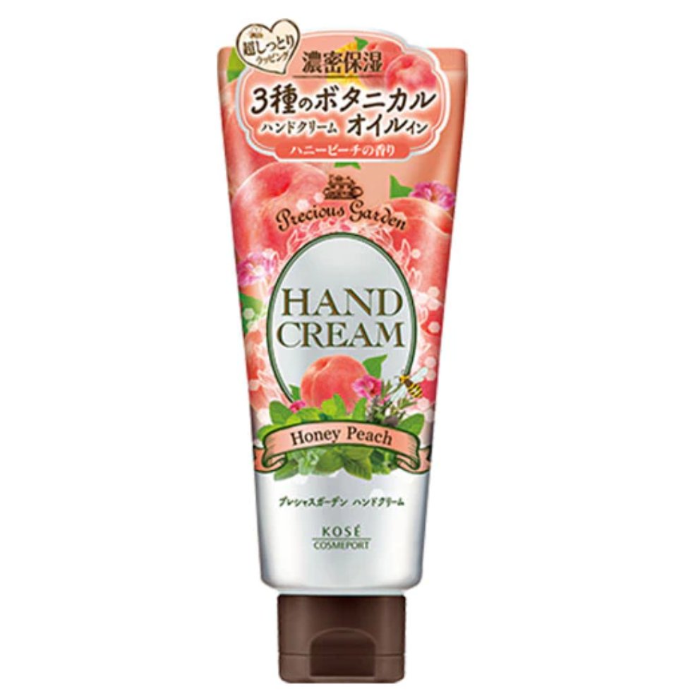 Kose Precious Garden Hand Cream 70g - Honey Peach - NihonMura