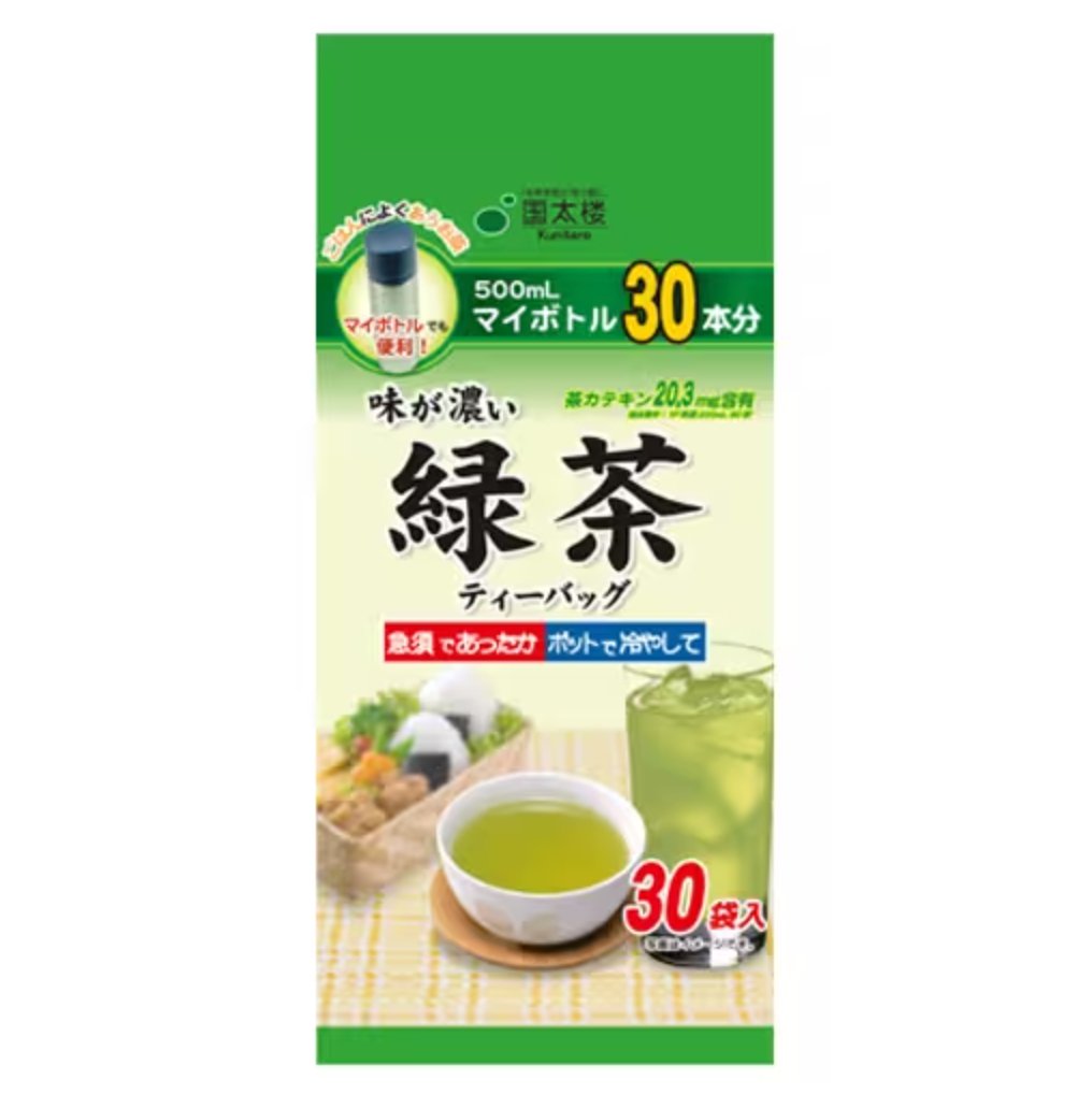 Kunitaro Green tea tea bag for pot (3g x 30P) 90g - NihonMura