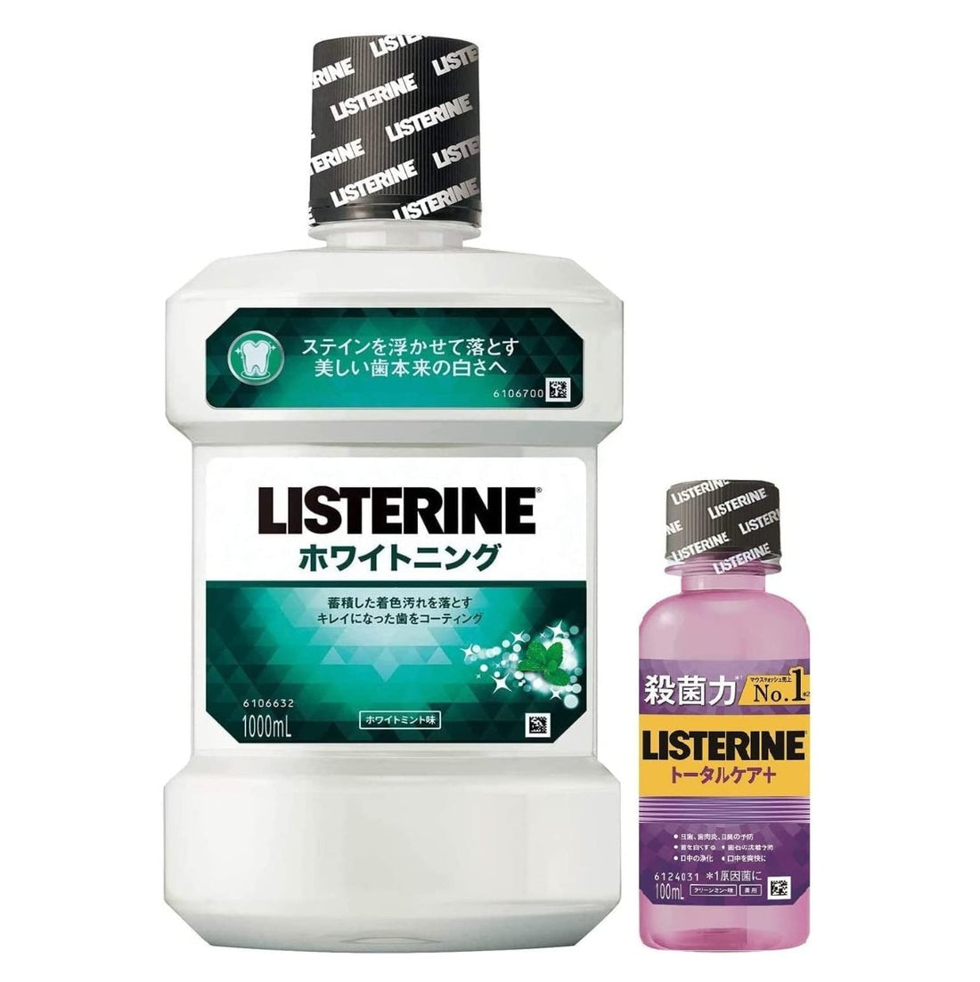 LISTERINE Listerine Whitening 1000ml + 100ml with bonus Mouthwash Home Whitening Quasi-drug Medicinal - NihonMura