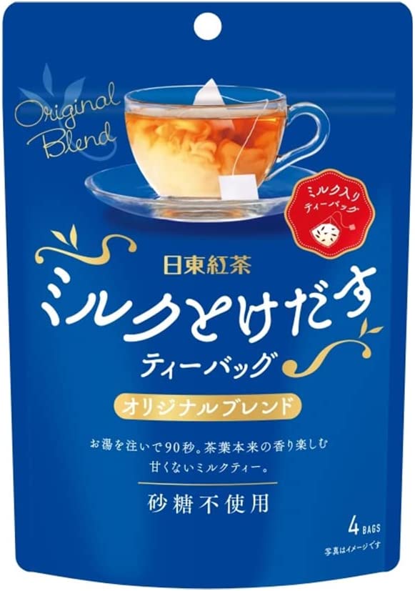 Milk and Kedasu Tea Original Blend 4P x 4 by Nittoh Tea - NihonMura