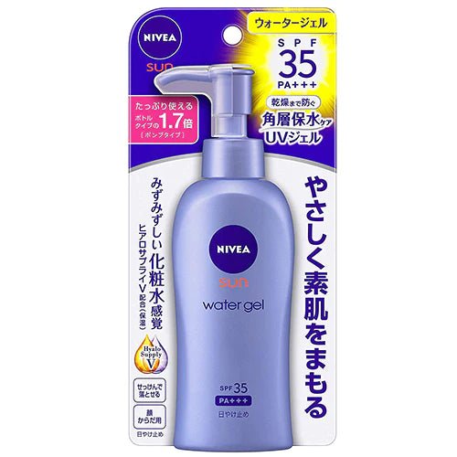 Nivea Sun Protect Water Gel Pump SPF 35/PA+++ 140ml - NihonMura