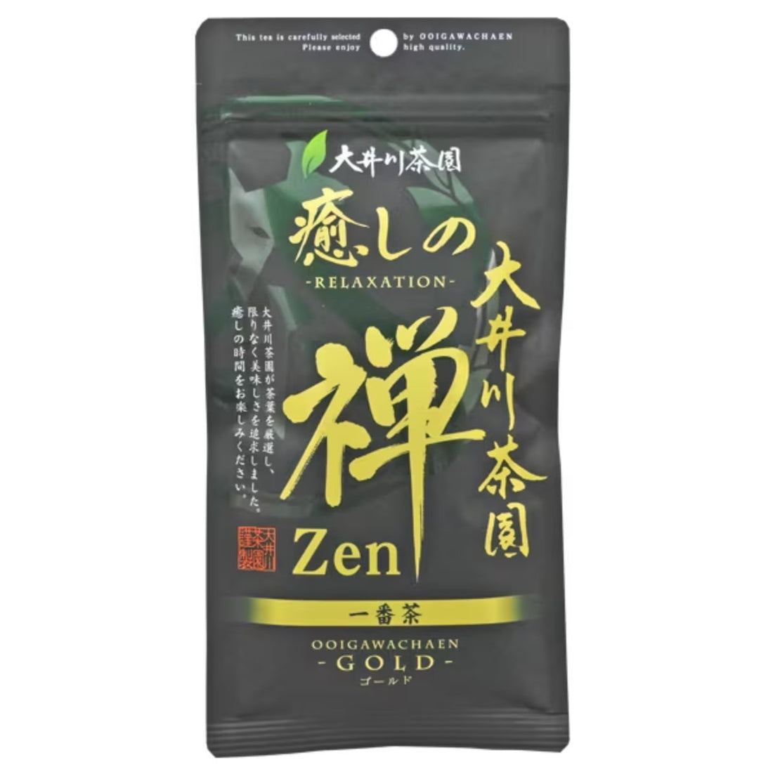 Oigawa Tea Garden Healing Zen Gold 100g - NihonMura